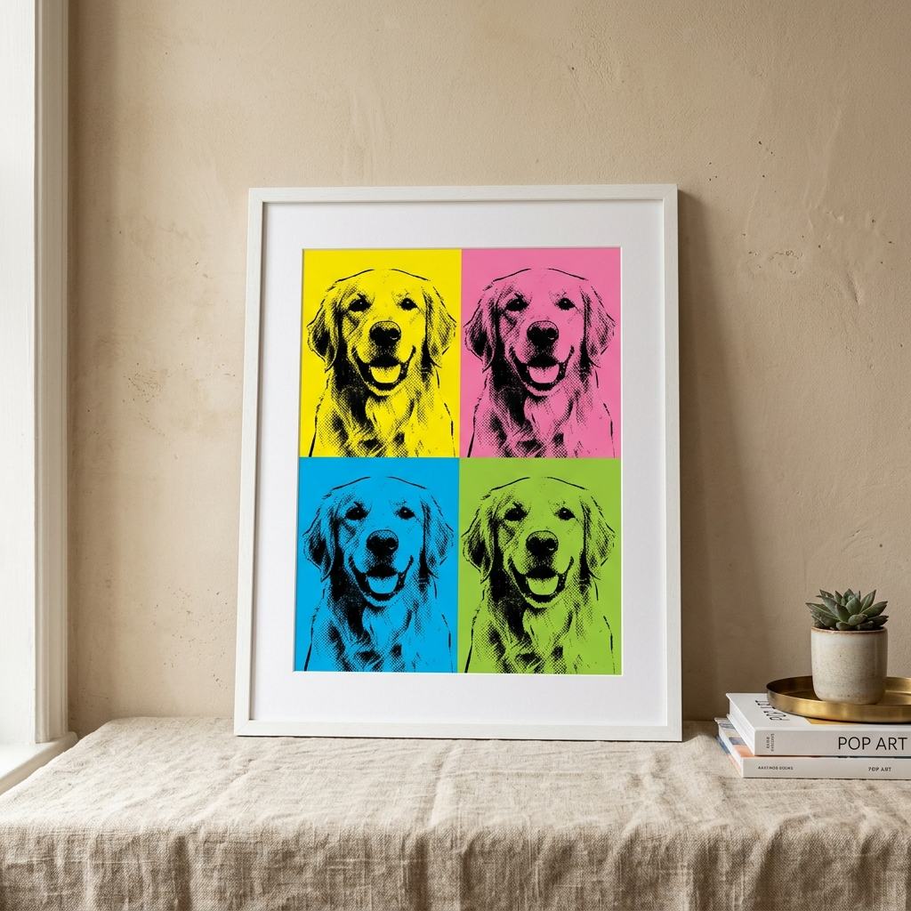 Pop Art Portrait Dog